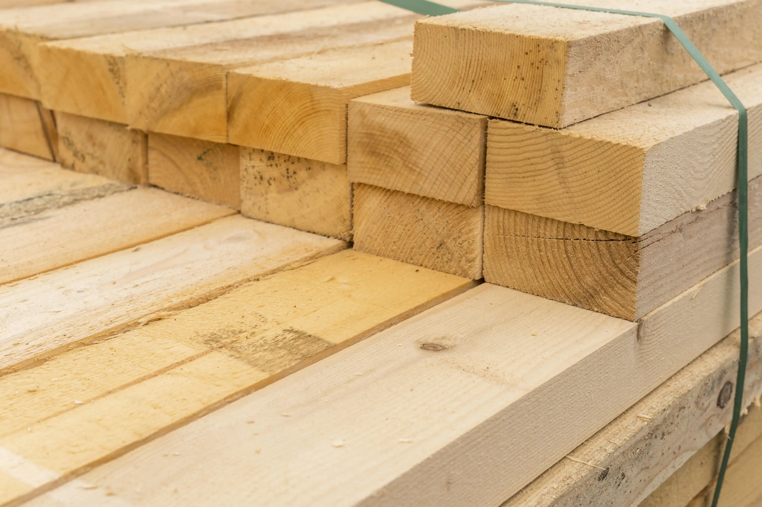 Sustainably sourced and precisely processed timber